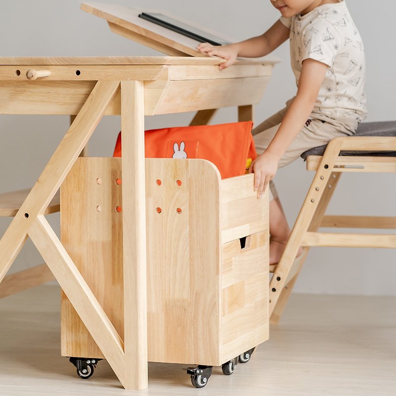 跑跑书包柜 / 书包专用收纳柜 让孩子学习更专心 - 收纳用品 - 木头 卡其色