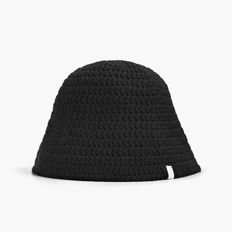 cloche-solid 钟形帽-素色款 黑色 - 帽子 - 棉．麻 黑色