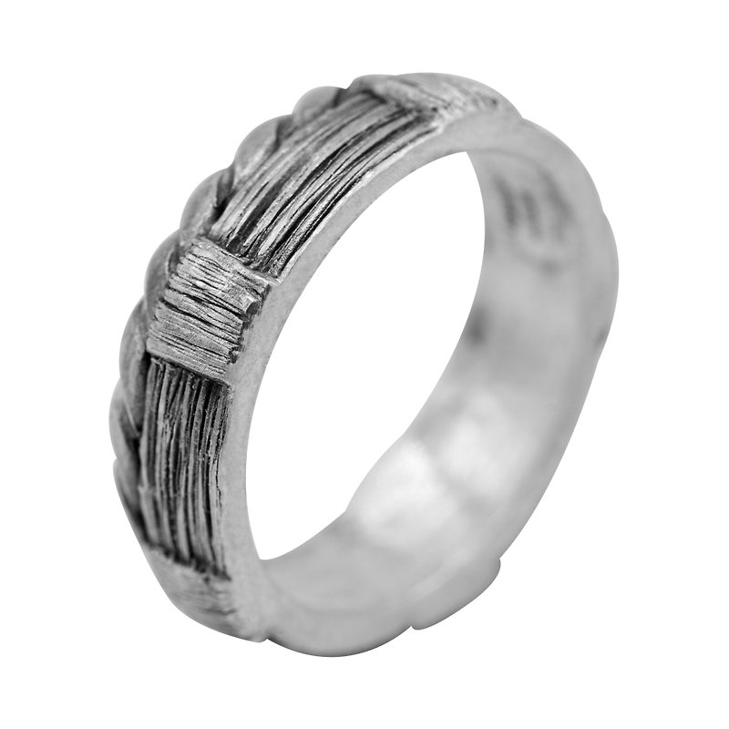 Braided Weaves Ring - 戒指 - 银 银色