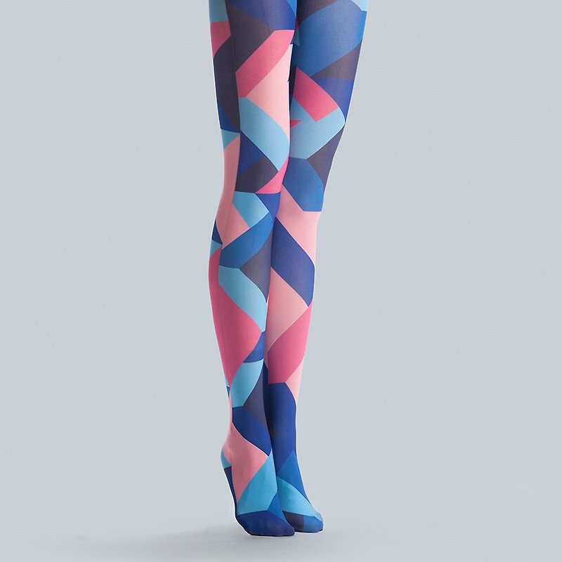 viken plan 設計師品牌 連褲襪 棉襪 創意絲襪 圖案絲襪 变向时代 - 袜子 - 棉．麻 