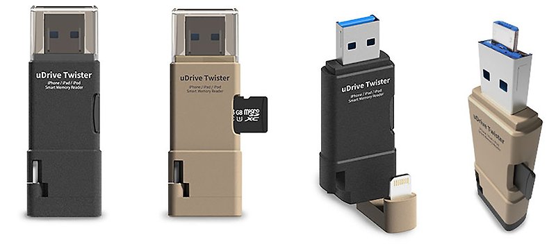 TEKQ iPhone uDrive Twister lightning USB3.1 32G随身碟-4色 - U盘 - 其他金属 多色