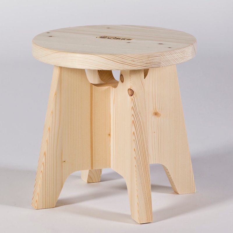 小圆凳 - 椅子/沙发 - 木头 卡其色