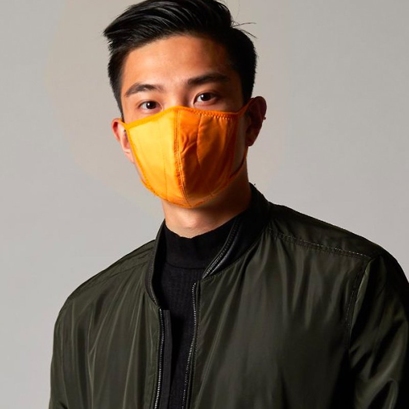 香港 MasKolor PRO 2.0 GINGER 金姜黄 可机洗抗菌口罩 - 口罩 - 其他人造纤维 橘色