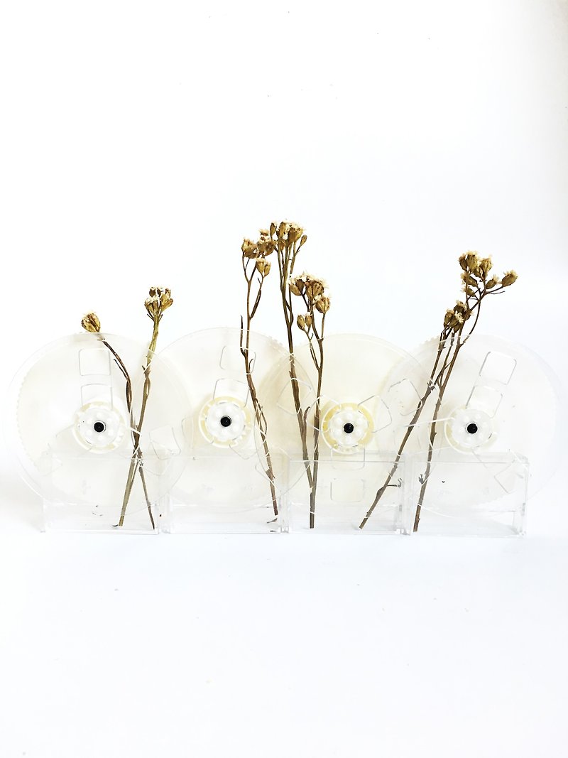 电影卷轴花瓶 | 送干花束 | 家居飾品 | 家居禮物 - 花瓶/陶器 - 塑料 透明