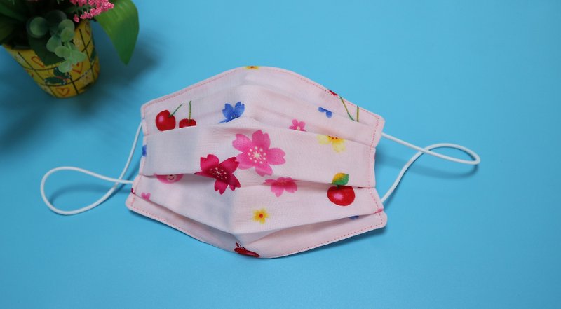 樱桃四重纱六重纱立体环保口罩  可放滤材布使用 (儿童 ~ 成人)