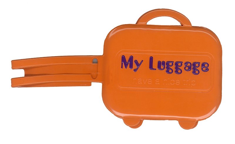 Alfalfa My luggage行李牌(橙色) - 其他 - 塑料 
