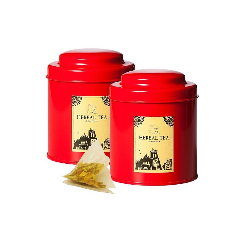  青草润喉香茶大罐2入组-茶包 - 茶 - 植物．花 红色