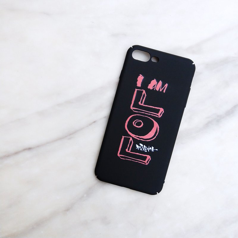 iPhone手机壳-I AM LOL BK+PK - 手机壳/手机套 - 塑料 黑色