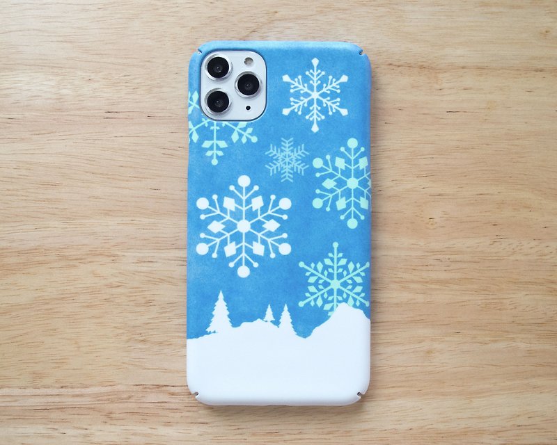 雪花圣诞::手机壳 - 手机壳/手机套 - 塑料 蓝色