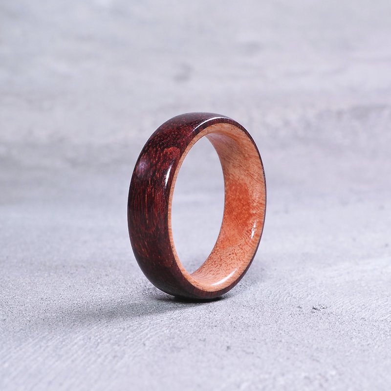 Classic wooden ring Tamarind core x Tembusu - 戒指 - 木头 