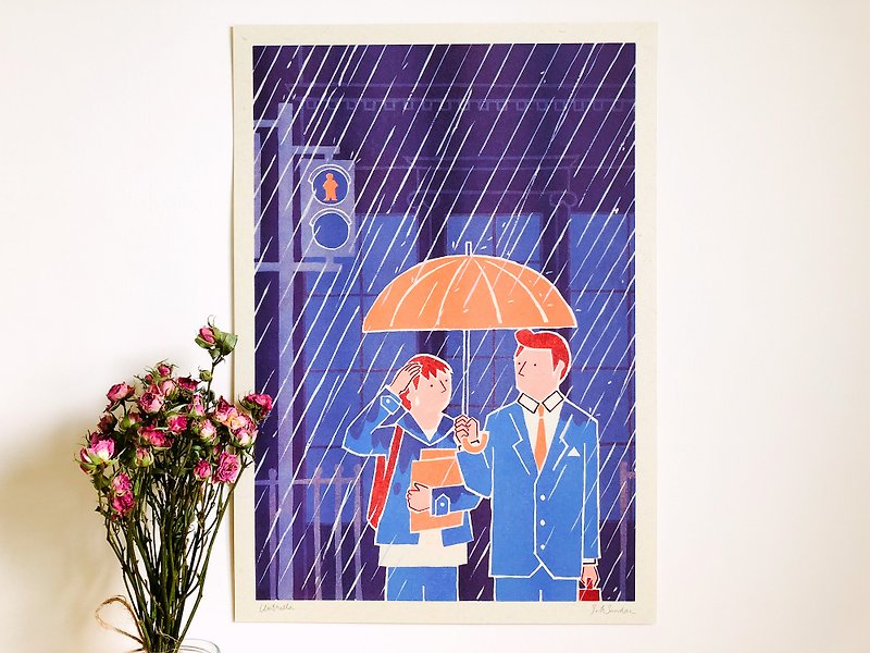 Umbrella 雨伞 - 海报 - 海报/装饰画/版画 - 纸 多色