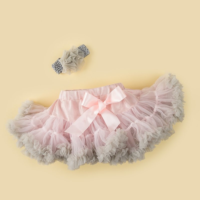 日安朵朵 女婴童雪纺蓬蓬裙 - 粉雾芭蕾 - 童装裙 - 尼龙 粉红色