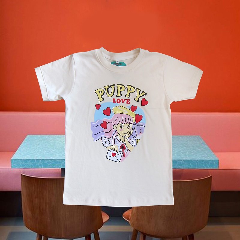 Puppy Love T-shirt - 女装 T 恤 - 棉．麻 多色