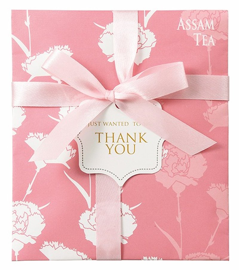 【日本TOWA红茶】THANK YOU感恩康乃馨红茶包-阿萨姆口味 - 茶 - 新鲜食材 粉红色