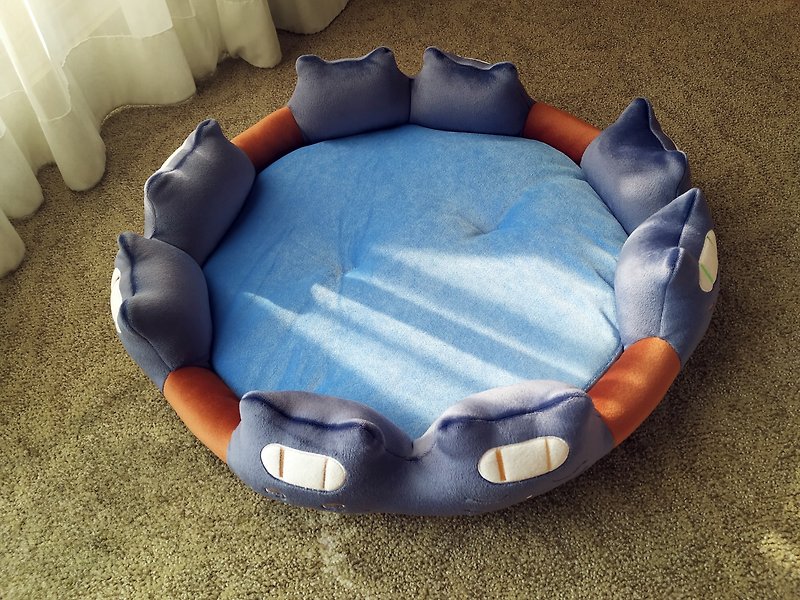 垫子- 动物床垫(泡汤系列加大版) 专用尺寸 可拆式床垫 - 床垫/笼子 - 其他人造纤维 蓝色