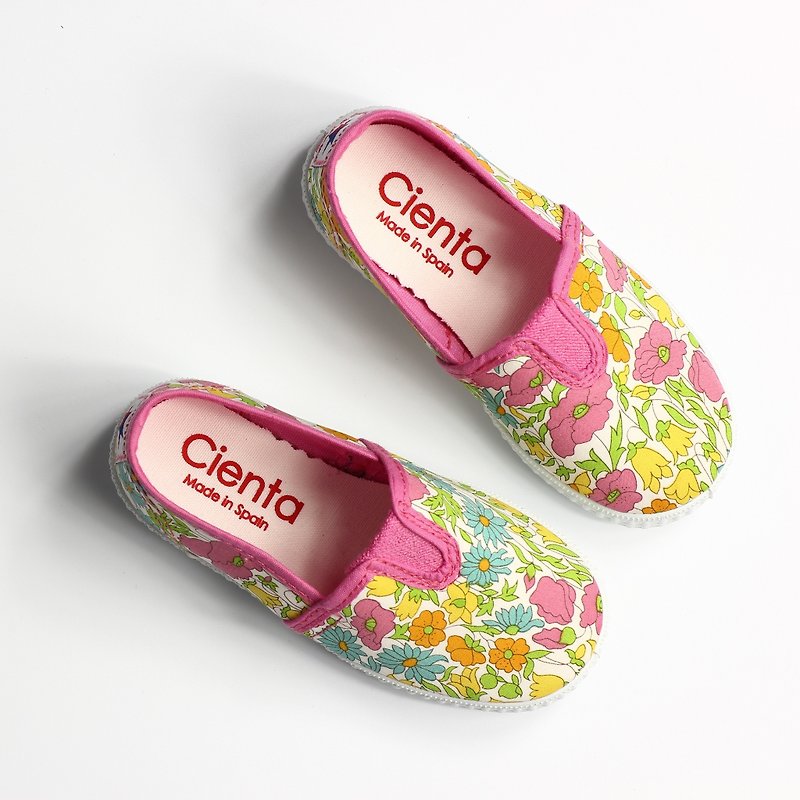西班牙国民帆布鞋 CIENTA 54076 12粉红色 幼童、小童尺寸 - 童装鞋 - 棉．麻 粉红色