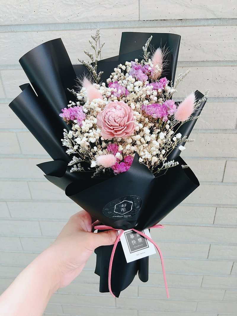 【好花】进口满天星粉色干燥花束 情人节花束 韩国进口包装纸(L) - 植栽/盆栽 - 植物．花 粉红色