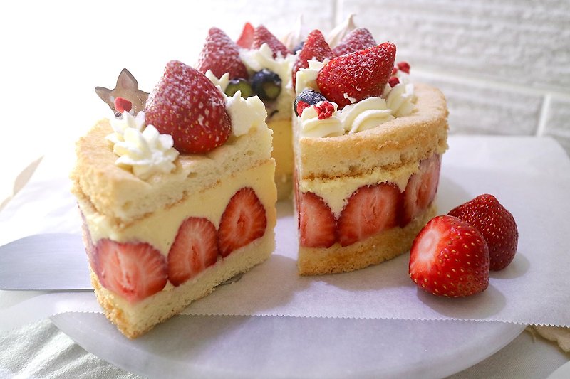 草莓费雪 法式草莓芙莲蛋糕  仅限店取 - 蛋糕/甜点 - 新鲜食材 