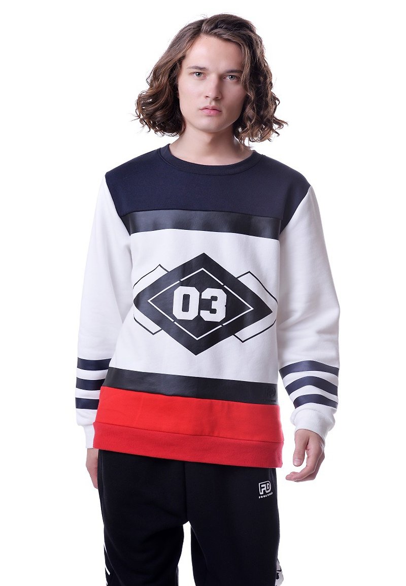 美国Fools Day 03 Pullover Sweatshirt Mix Color - 中性连帽卫衣/T 恤 - 棉．麻 多色