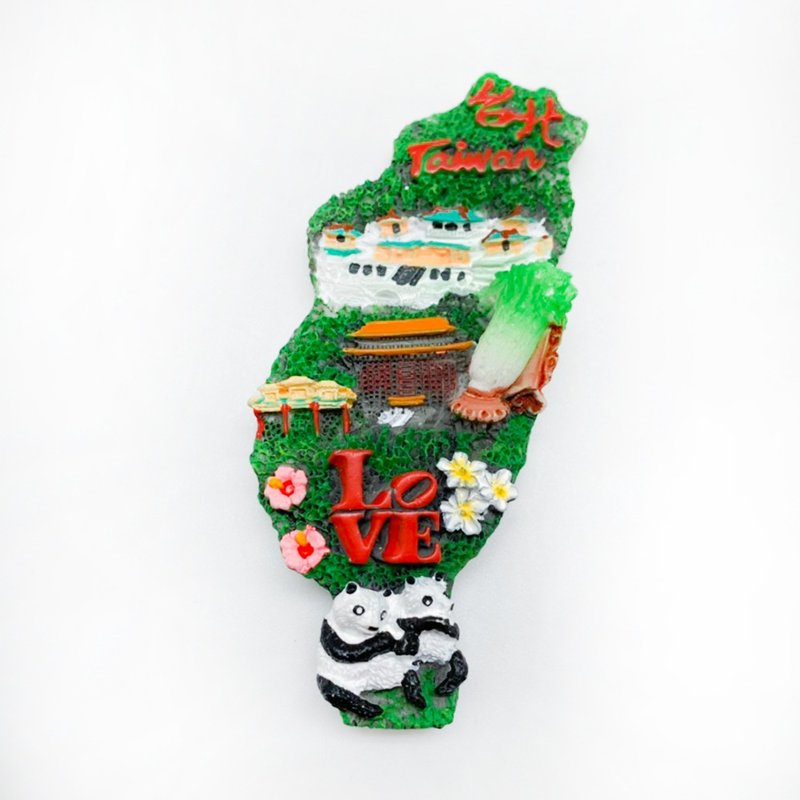 JB Design台湾波丽磁铁-JB023-故宫 - 冰箱贴/磁贴 - 树脂 多色