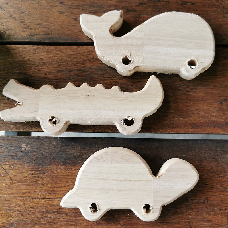 Make your own wooden toys - WHALE - CROCODILE - TURTLE - 木工/竹艺/纸艺 - 木头 