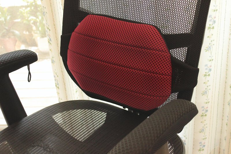 AC RABBIT 全片式气垫腰靠垫-(充气式) 扣环式工学护腰枕 办公椅 - 枕头/抱枕 - 聚酯纤维 多色