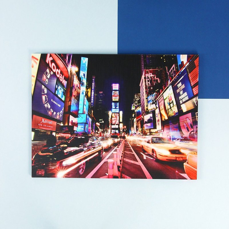 HomePlus 英伦无框画 纽约街头 40x30cm - 海报/装饰画/版画 - 木头 多色