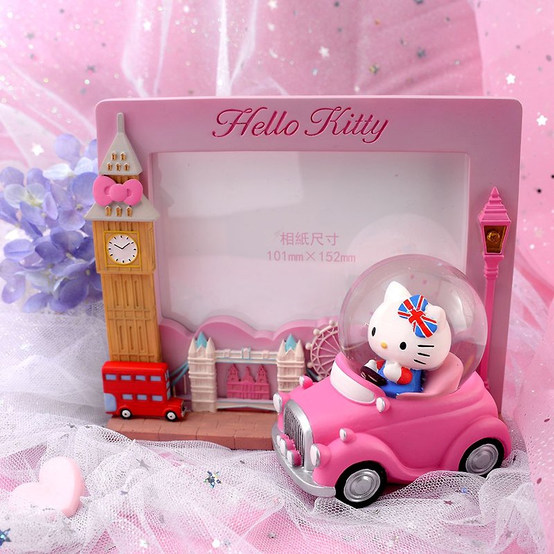 Hello Kitty 伦敦相框 水晶球摆饰 - 画框/相框 - 玻璃 