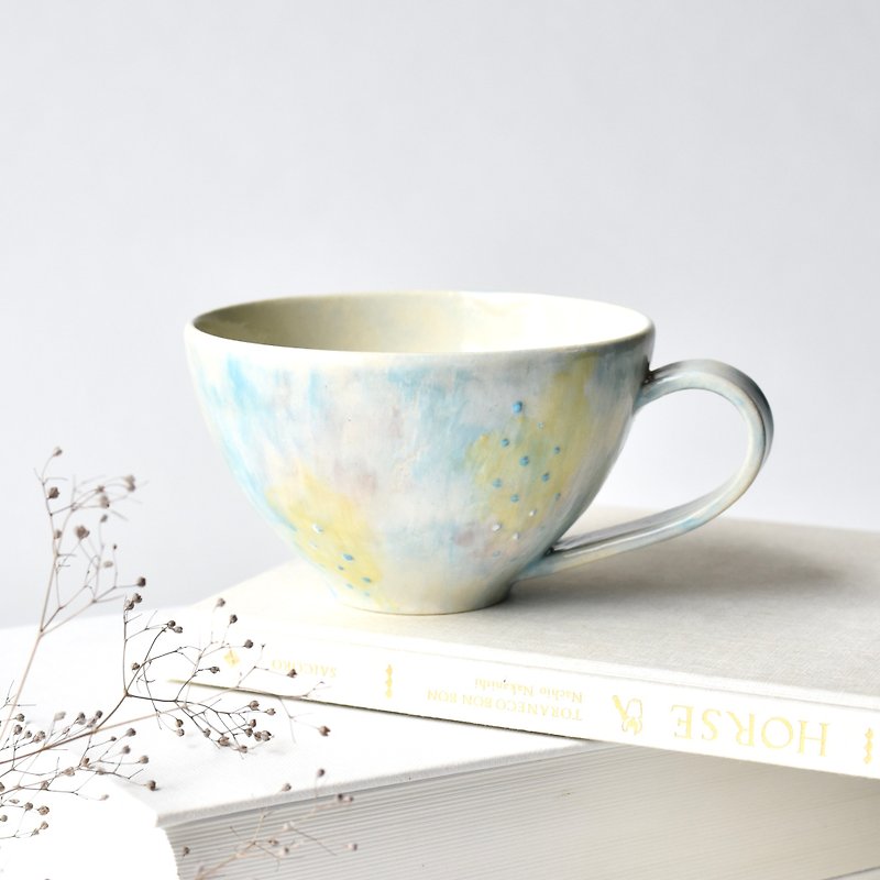 Cup of morning light  (艶あり) 06・一点物 - 茶具/茶杯 - 陶 多色