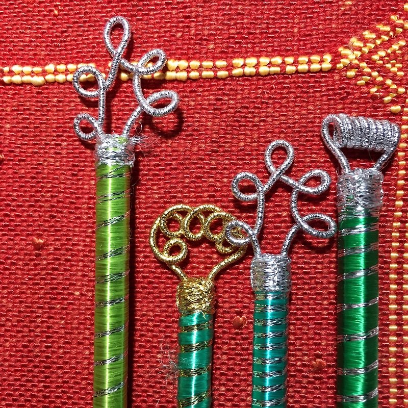摩洛哥 Sabra仙人掌纤维笔 两枝一组 薄荷茶绿系 - 其他书写用品 - 其他材质 绿色