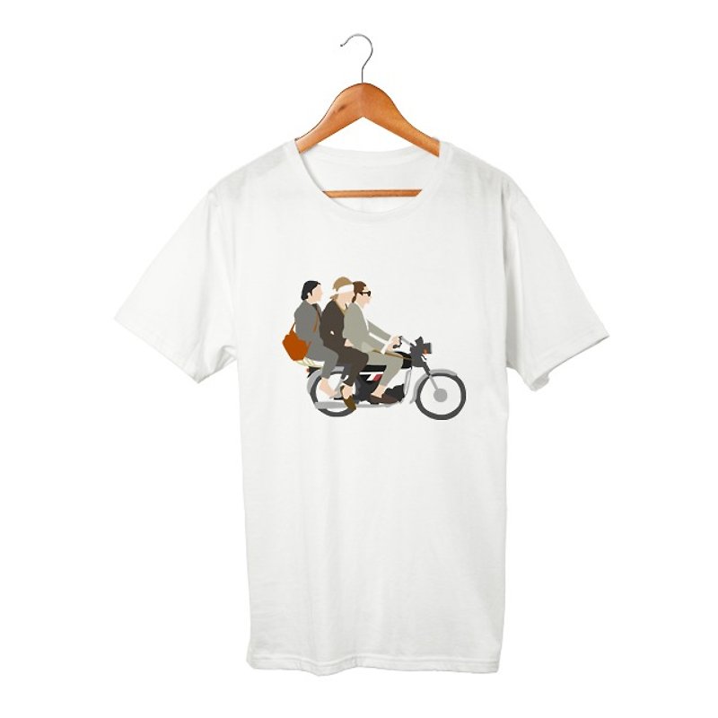 Francis, Peter & Jack T-shirt - 男装上衣/T 恤 - 纸 白色