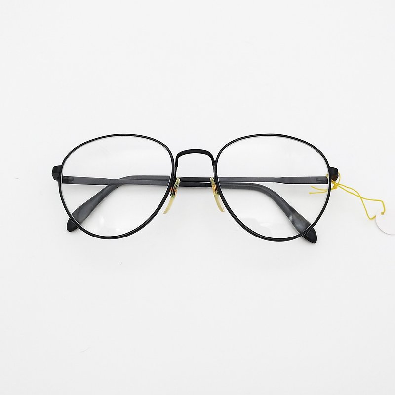 脱窗眼镜行 / 金属圆框平光眼镜 no.28 vintage - 眼镜/眼镜框 - 其他金属 黑色
