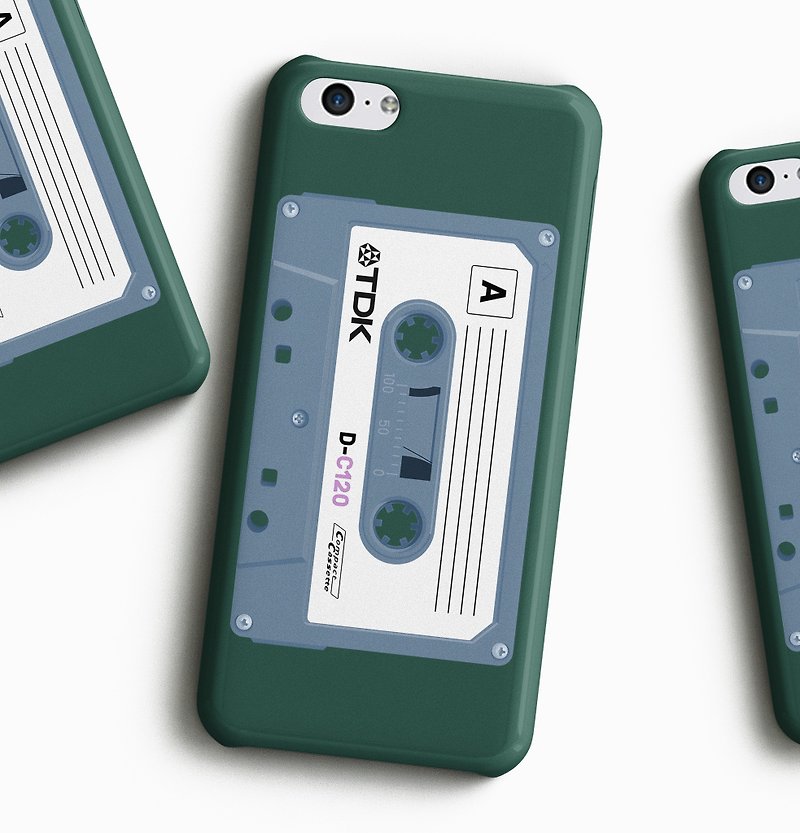 TDK Cassette - Green Phone case - 手机壳/手机套 - 塑料 绿色