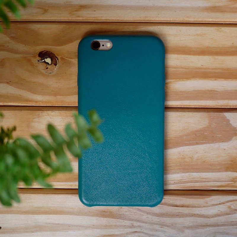 AOORTI :: Apple  iPhone 6s plus - 5.5寸 手工皮革牛皮 护套/手机壳 - 蓝绿 - 手机壳/手机套 - 真皮 绿色