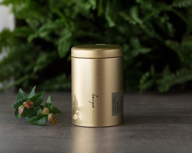 【高山茶叶】梨山乌龙茶 · 果香-清雅藏香罐95g - 茶 - 新鲜食材 金色