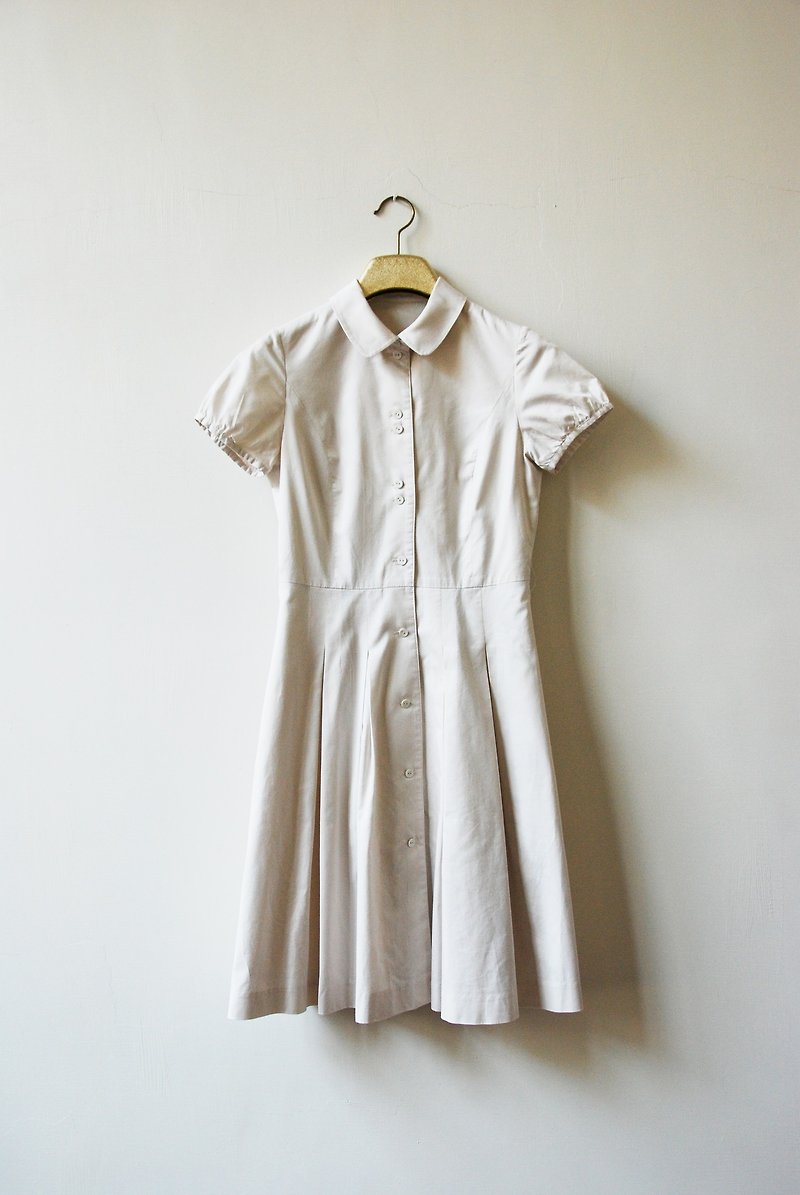 古着白洋装 - 洋装/连衣裙 - 其他材质 