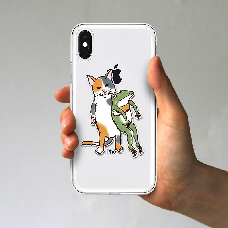 iPhoneケース　なかよし　三毛猫 - 手机壳/手机套 - 塑料 透明