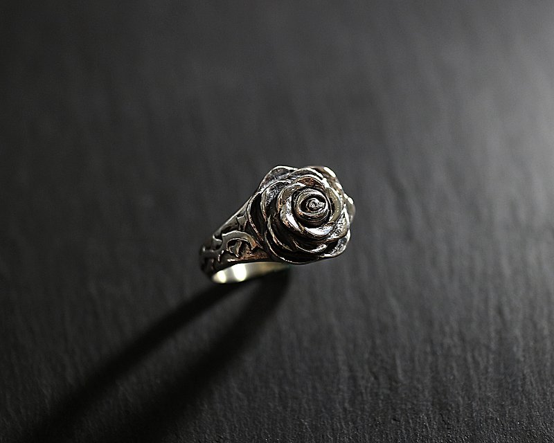 Rose Eye 玫瑰之眼之戒 - 戒指 - 纯银 