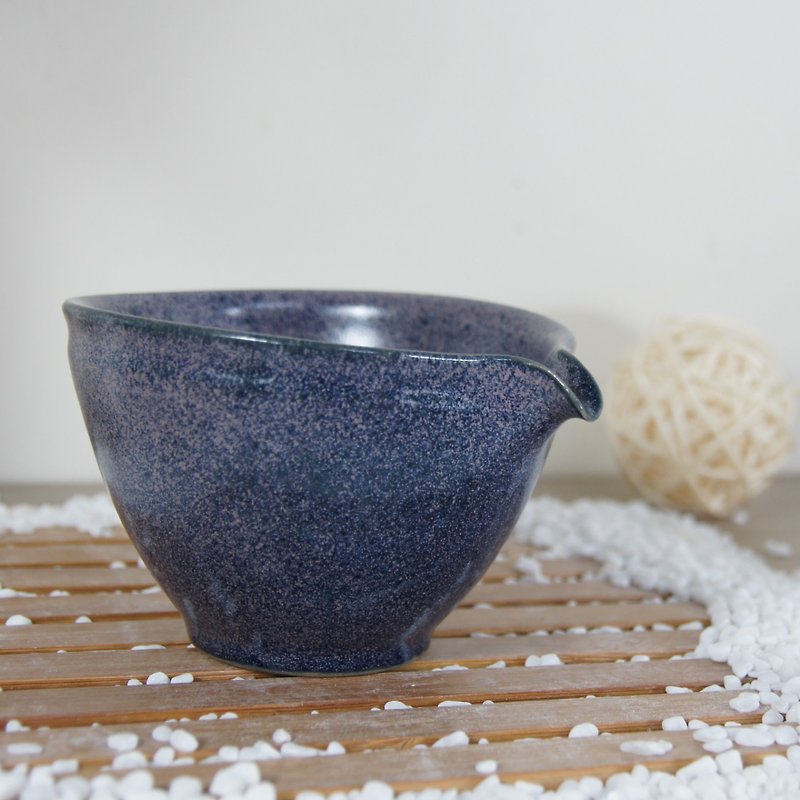 蓝莓茶海,公道杯-容量约180ml - 茶具/茶杯 - 陶 紫色