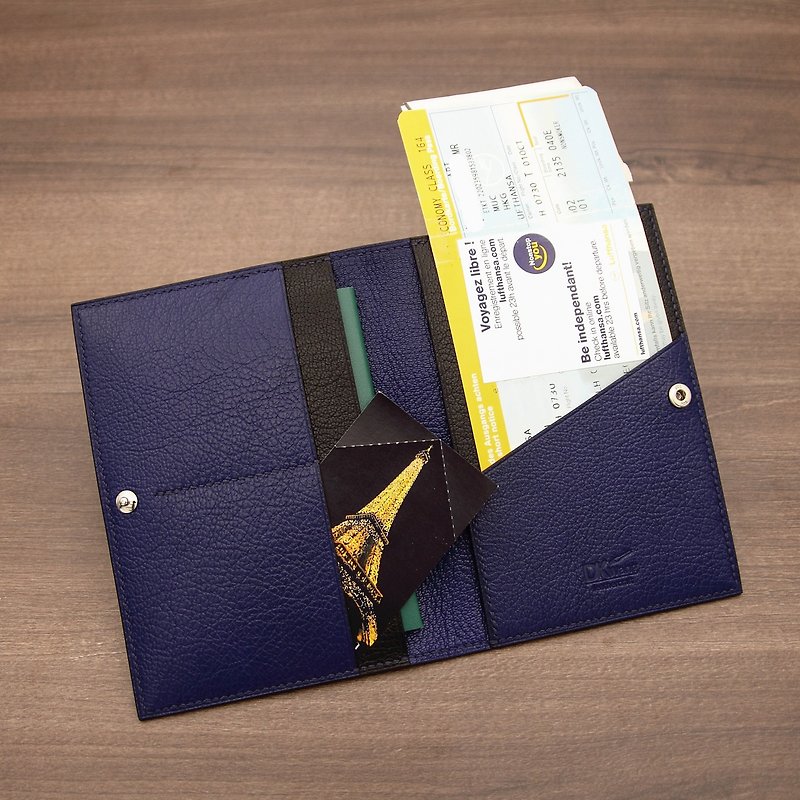 护照夹 - 护照夹/护照套 - 真皮 蓝色