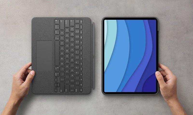 Combo Touch 保护壳 iPad Pro - 平板/电脑保护壳 - 塑料 灰色