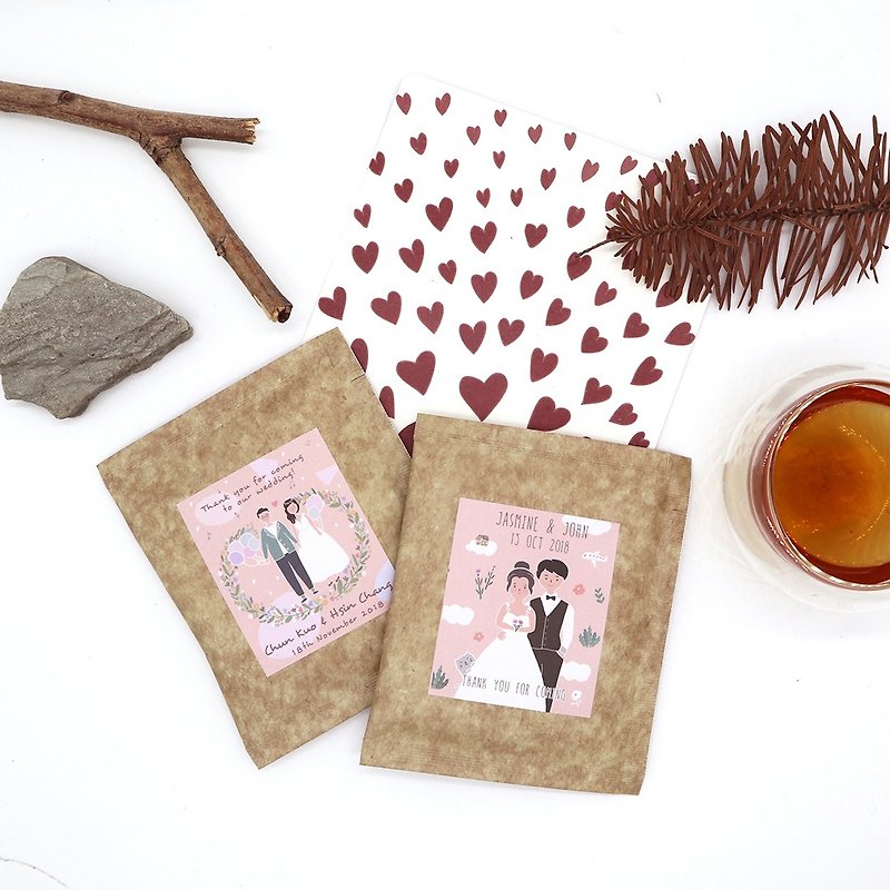 自然农法茶包-婚礼小物定制 - 茶 - 其他材质 多色