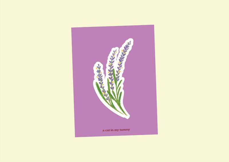 Sticker - Favourite Plants 10 - 贴纸 - 纸 紫色