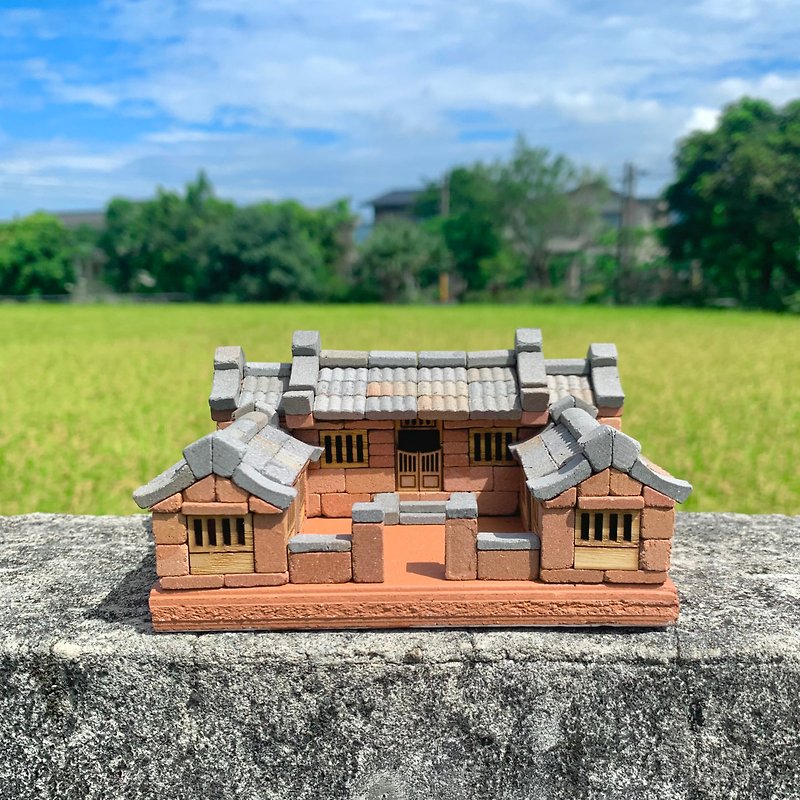 【DIY材料组合包】小三合院/小砖块模型/迷你红砖/台湾传统筑 - 其他 - 其他材质 