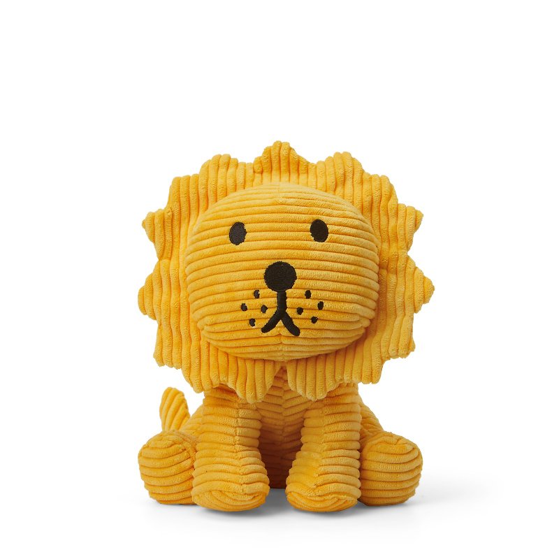 荷兰 Bon Ton Toys | 狮子 灯芯绒娃娃 黄色 24cm - 玩偶/公仔 - 其他材质 黄色