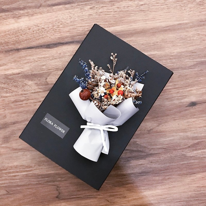 干燥花束包装礼盒-圣诞款式 - 包装材料 - 植物．花 黑色