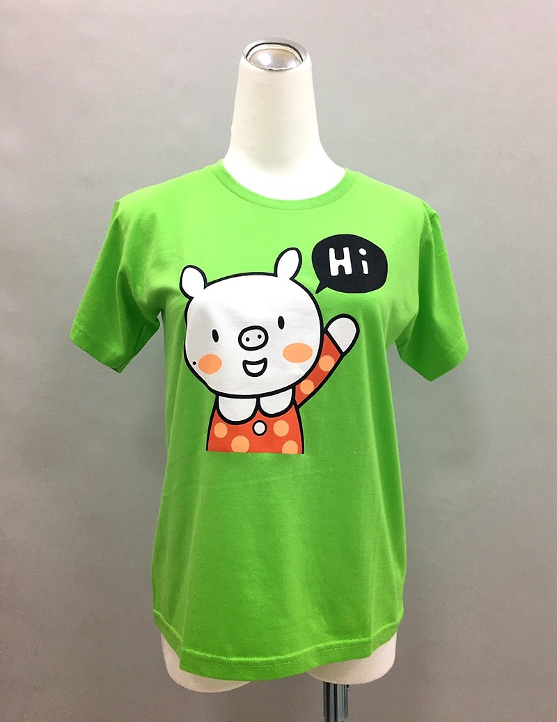 小猪乖乖 绘本+T恤 100/110 - 童装上衣 - 棉．麻 粉红色