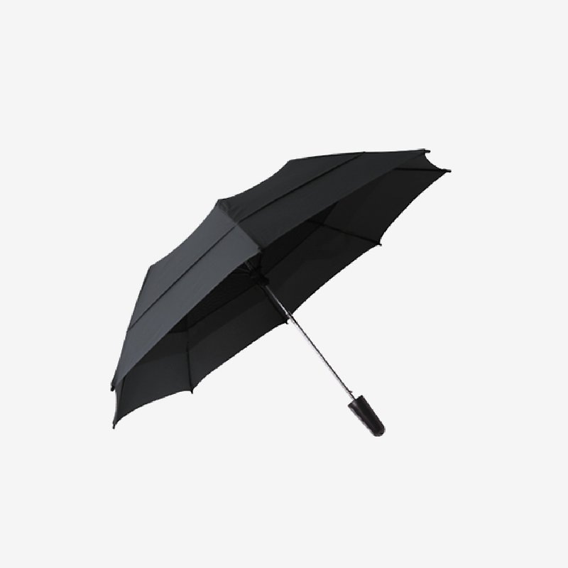 Unipapa X 嘉云制伞 双层抗风折叠伞 21寸 - 雨伞/雨衣 - 防水材质 黑色