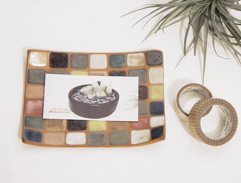 ［手感陶作］陶皿-磁砖拼贴老浴缸 - 收纳用品 - 陶 多色