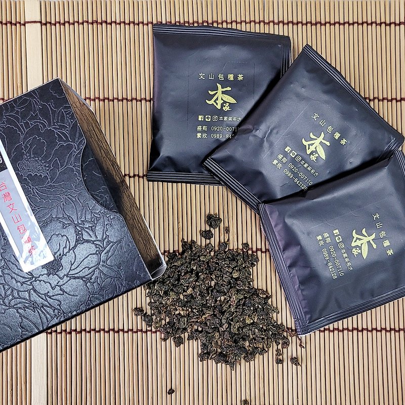 【现货】坪林本家茶-包种茶原片随身包 - 茶 - 植物．花 金色